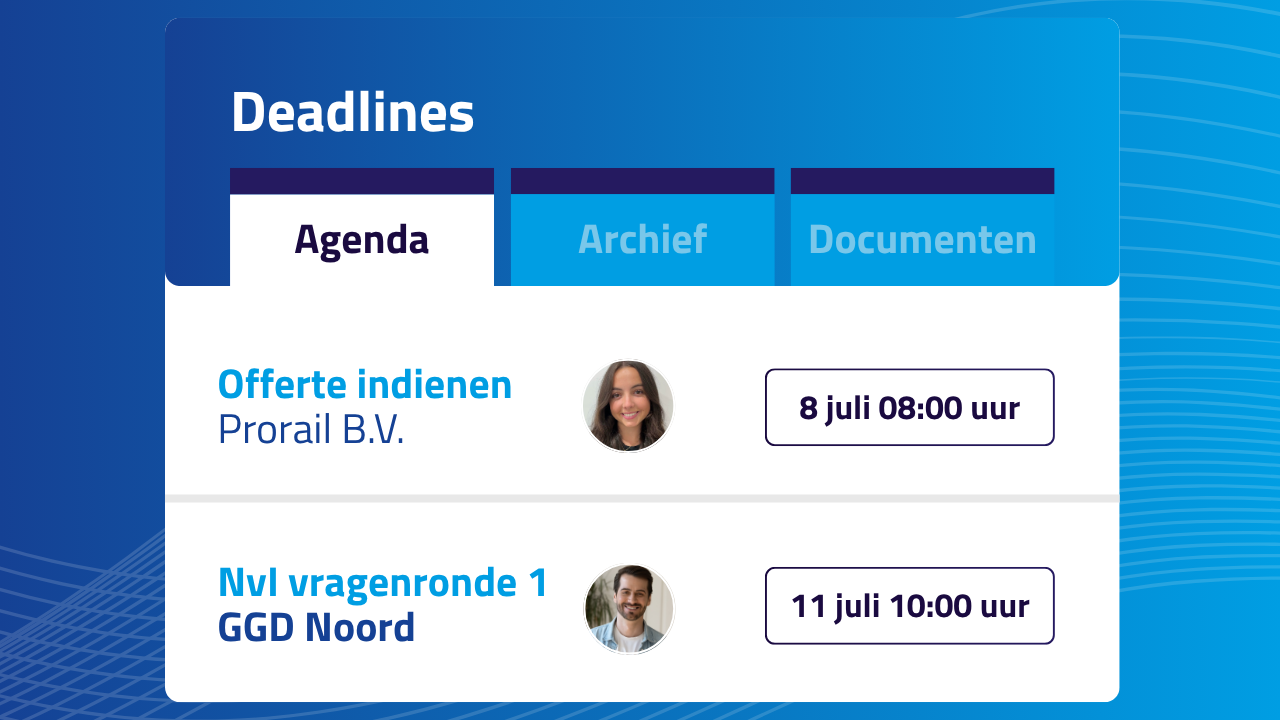 Beheer als je aanbestedingen centraal in TenderApp
