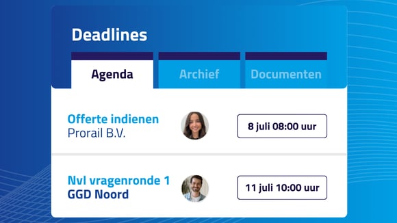 Beheer als je aanbestedingen centraal in TenderApp