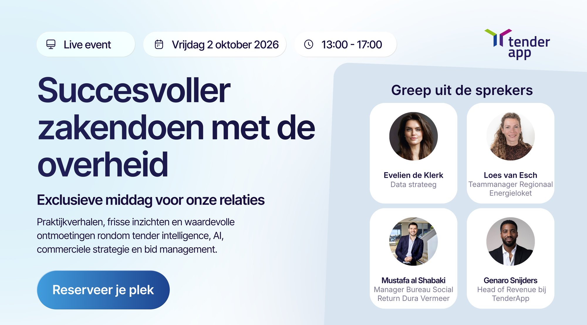 2 oktober event TenderApp BidBrains
