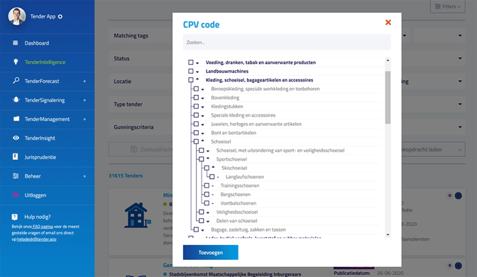 Nieuw in TenderApp beter tenders zoeken én vinden 3