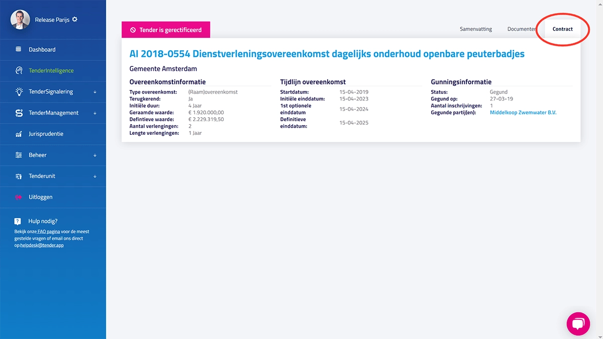 Nieuw in TenderApp volledig mobiel geoptimaliseerd 4