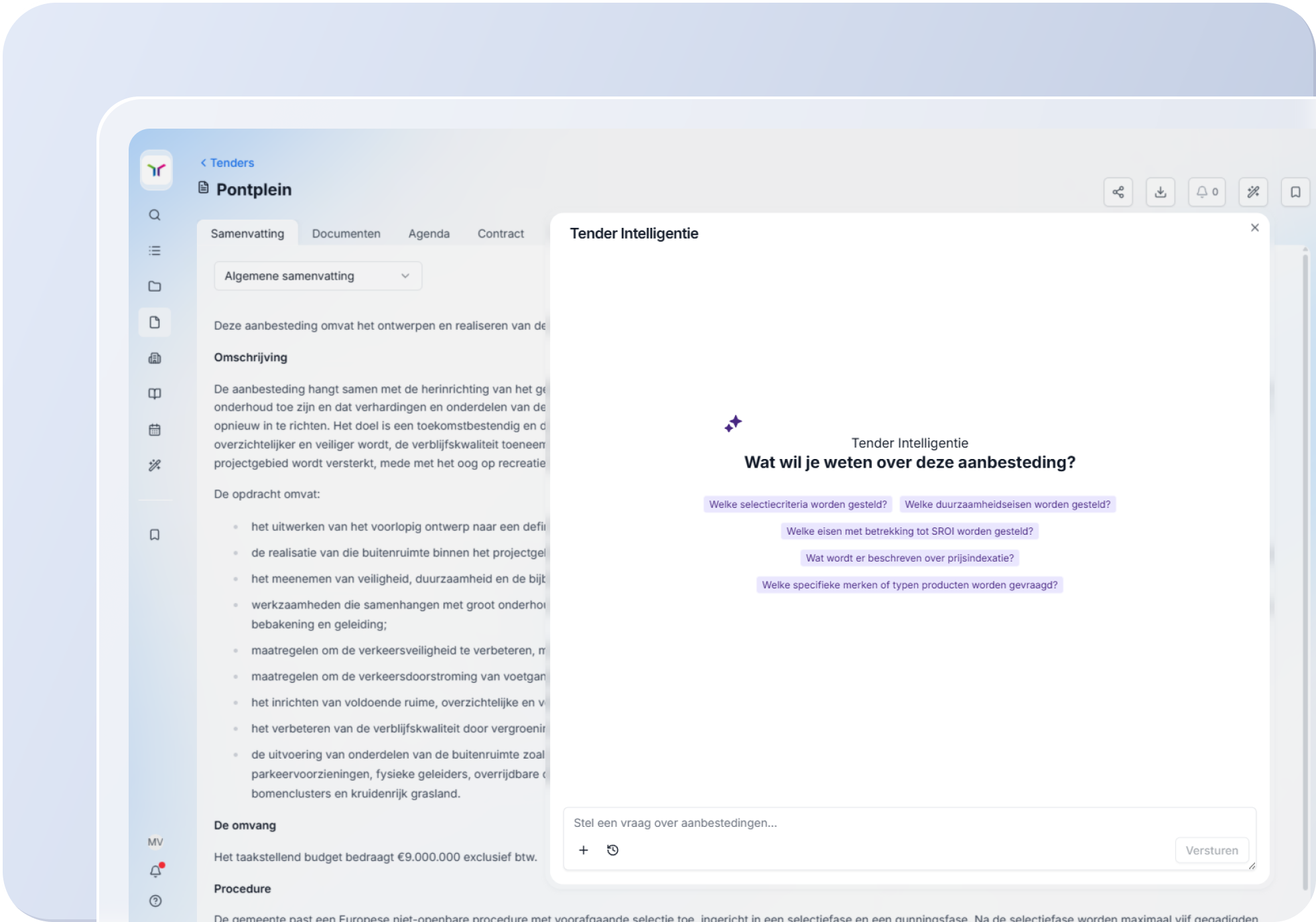 Kwalificeren. AI documenten chat