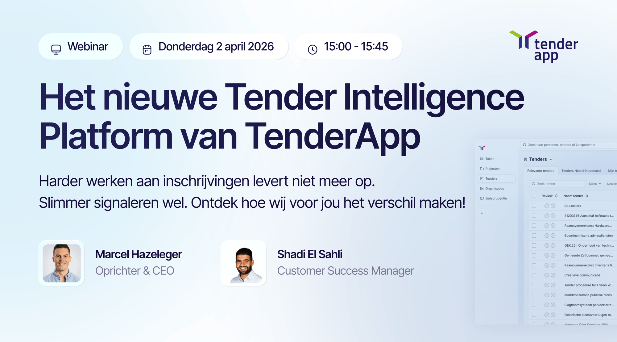 TenderApp Start