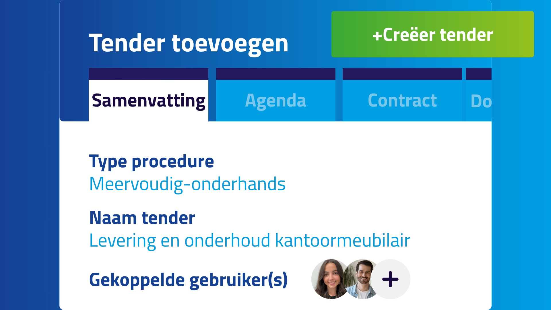 TenderManagement - Eigen tender