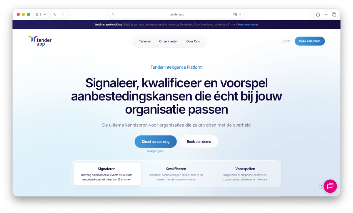 Tender platform - TenderApp