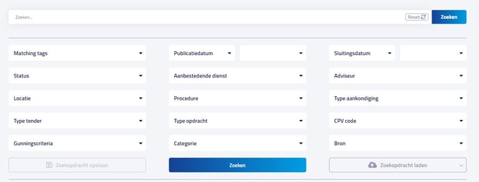 Zoekfilters